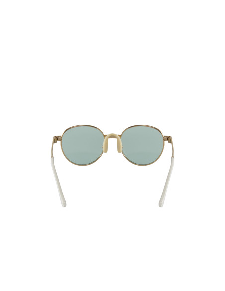 Gucci Gg0872s 002 Round Metal Dorado Verde Original | SUNNIES.UNO