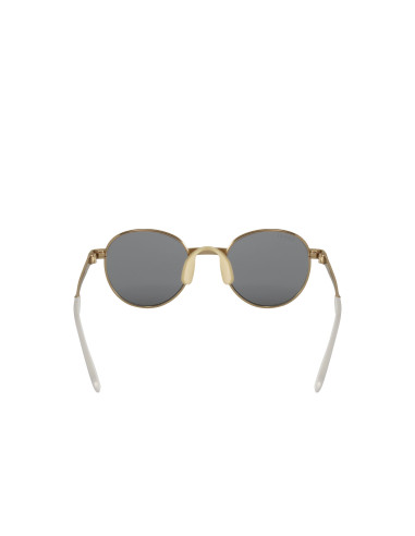 Gucci Gg0872s 003 Round Metal Gris Dorado Original | SUNNIES.UNO