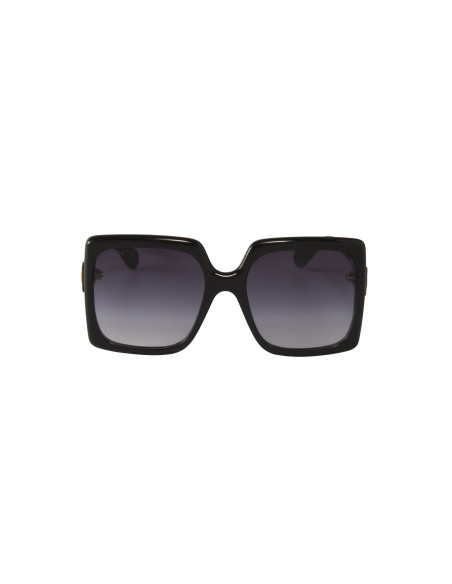 Gucci GG0876S 001 Square Oversized Negro Degradado Dorado  | Sunni...