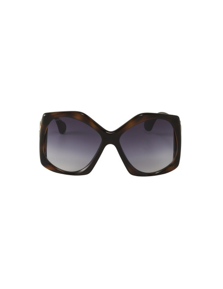 Gucci GG0876S 002 Square Oversized Carey Cafe Degradado  | Sunni...