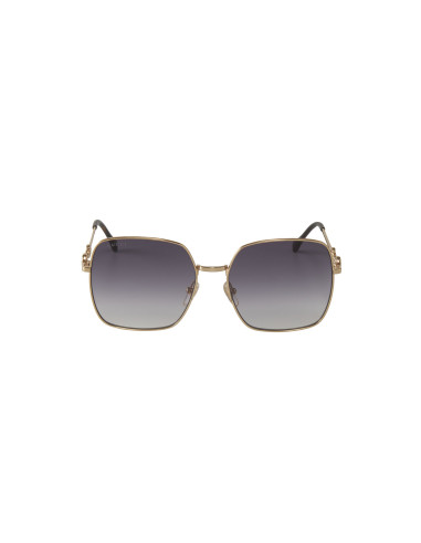 Gucci GG0879S 001 Square Shape Gris Degradado Dorado | Sunn...