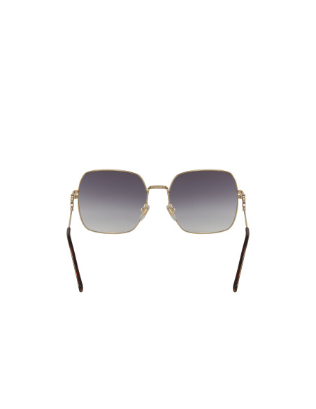 Gucci GG0879S 001 Square Shape Gris Degradado Dorado | Sunn...