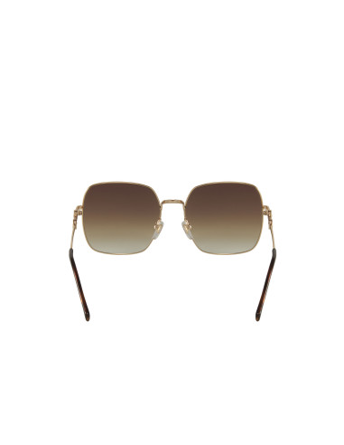 Gucci GG0879S 002 Square Shape Cafe Degradado Dorado | Sunn...