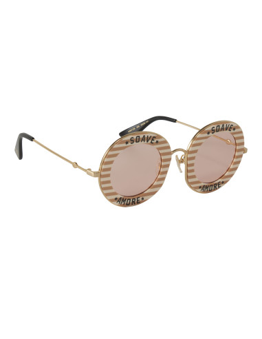 Gucci Gg0113s 009 Round * Soave * Amore * Rosa Blanco Icon | Sunnie...