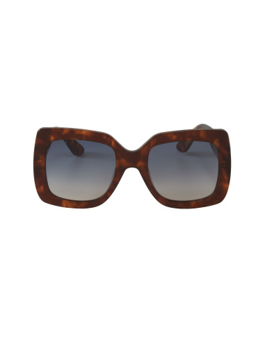 Gucci Gg0141s 002 Square Shape Oversized Carey Degradado