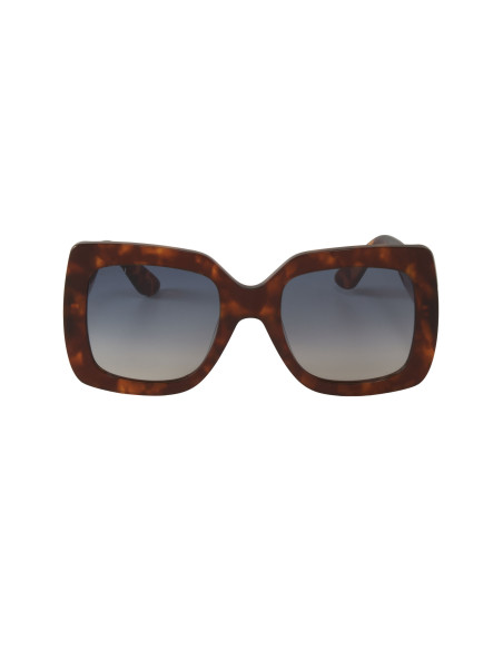 Gucci Gg0141s 002 Square Shape Oversized Carey Degradado