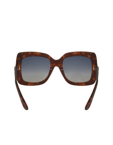 Gucci Gg0141s 002 Square Shape Oversized Carey Degradado