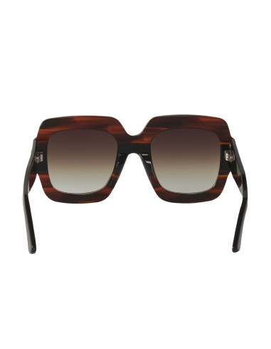 Gucci Gg0178s 004 Oversized Square Cafe Negro Degradado original | ...