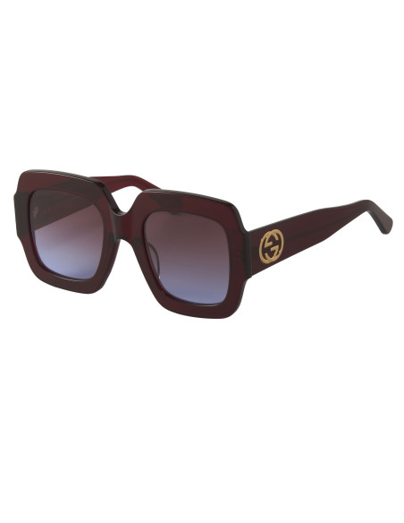 Gucci Gg0178s 005 Oversized Square Vino Degradado Original | Sunnie...