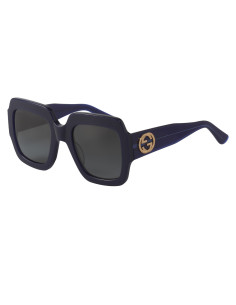 Gucci Gg0178s 006 Oversized Square Azul Marino Degradado Original |...
