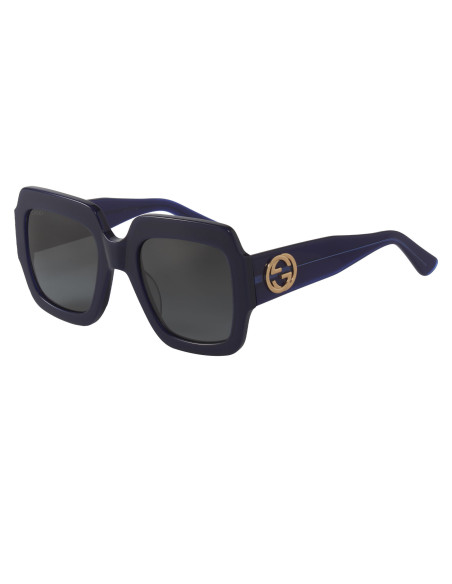 Gucci Gg0178s 006 Oversized Square Azul Marino Degradado Original |...