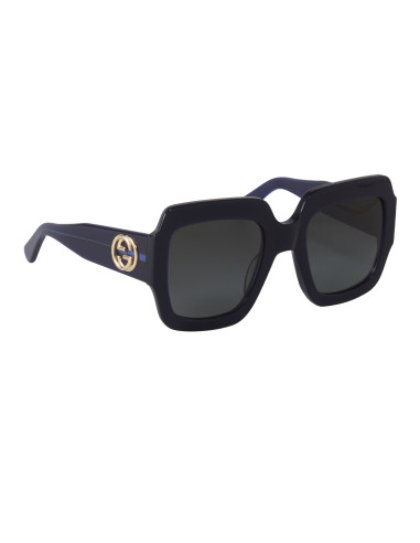 Gucci Gg0178s 006 Oversized Square Azul Marino Degradado Original |...