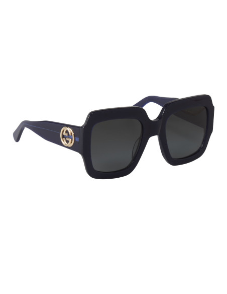 Gucci Gg0178s 006 Oversized Square Azul Marino Degradado Original |...