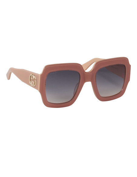 Gucci Gg0178s 007 Oversized Square Terracota Cafe degradado Origina...
