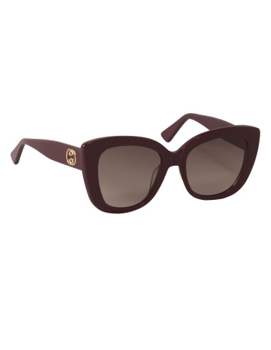 Gucci Gg0327S 006 Square Overseized Vino Degradado | Sunnies.uno