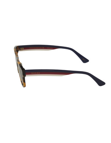 Gucci Gg0341s 006 Square Shape Carey Rojo Ambar Original | Sunnies.uno