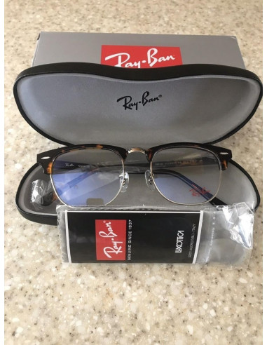 Ray Ban Oftalmico Rb5154 2012 Clubmaster Optics Carey Plateado | Su...