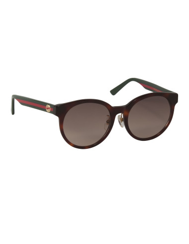 Gucci GG0416SK 005 Round Acetato Carey Azul Cafe degradado | Sunnie...