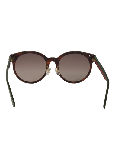 Gucci GG0416SK 005 Round Acetato Carey Azul Cafe degradado | Sunnie...