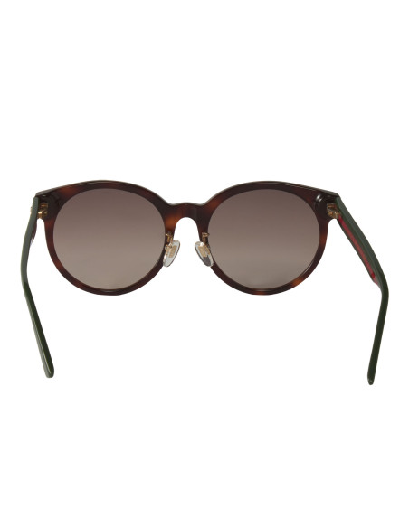Gucci GG0416SK 005 Round Acetato Carey Azul Cafe degradado | Sunnie...