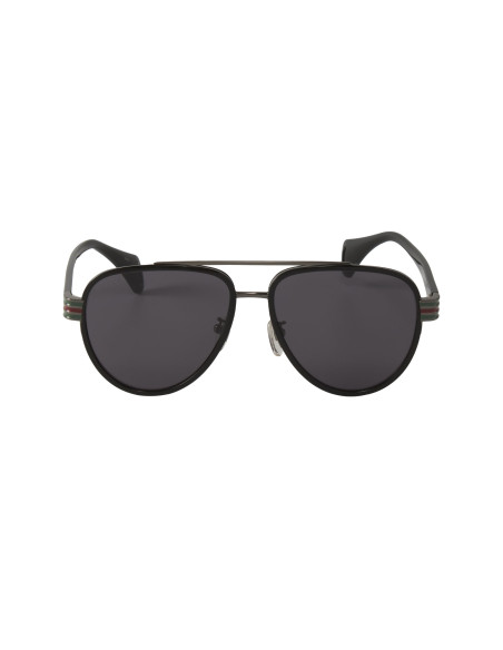 Gucci Gg0447s 001 New Aviator Negro Gris  | ...