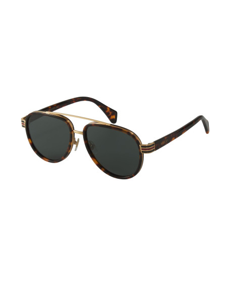 Gucci Gg0447s 004 Aviator Carey Verde transparente Original | ...