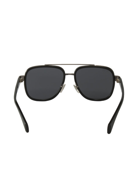 Gucci Gg0448s 001 Aviator Negro Gris Acetato Original | Sunnies.uno