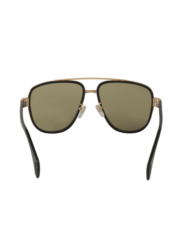 Gucci Gg0448s 002 Aviator Negro Cafe Ambar Acetato | Sunnies.uno