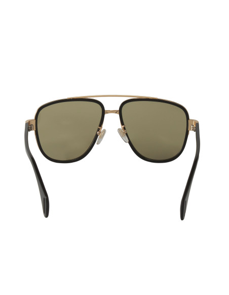 Gucci Gg0448s 002 Aviator Negro Cafe Ambar Acetato | Sunnies.uno