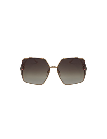 Gucci GG0855SK 005 Square Shape Negro Dorado Original