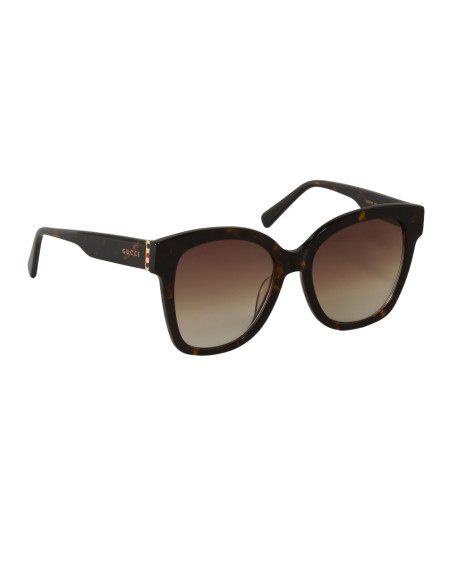 Gucci GG0459S 002 Square Shape Cafe degradado Dorado
