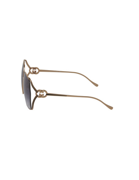 Gucci GG1322SA 001 Square Shape Gray Gradient Gold