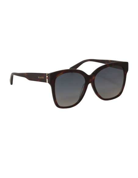 Gucci GG0459S 003 Square Shape Carey Cafe Azul Degradado