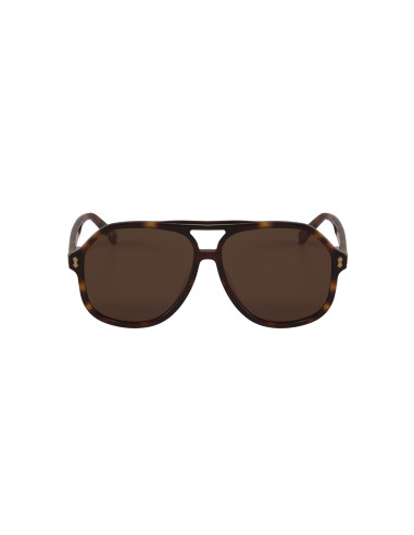 Gucci GG1042S 002 New Aviator Shape Havana Cafe