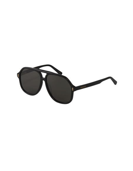 Gucci GG1042S 001 New Aviator Shape Negro Gris