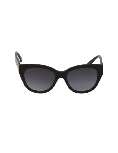 Gucci GG0460s 001 Eye Cat Acetato Negro Gris degradado | Sunnies.uno