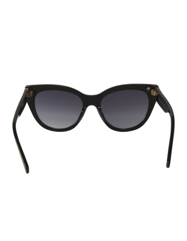 Gucci GG0460s 001 Eye Cat Acetato Negro Gris degradado | Sunnies.uno