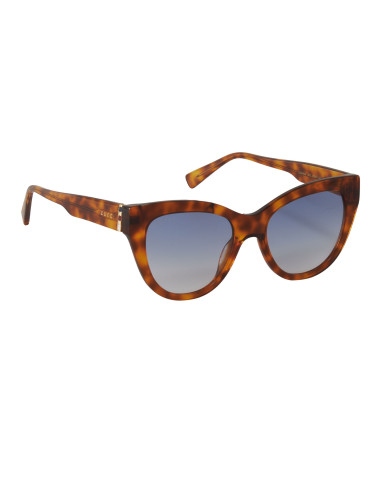 Gucci GG0460s 003 Eye Cat Acetato Carey Azul degradado | Sunnies.uno