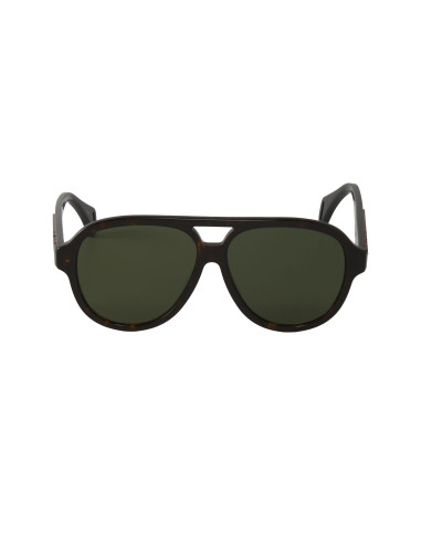 Gucci GG0463S 003 New Aviator Carey Verde Original| Sunni...