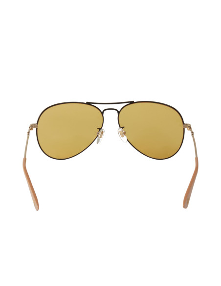 Gucci Gg0515s 003 Aviator Sunglasses Ambar Transparente Negro | Sun...