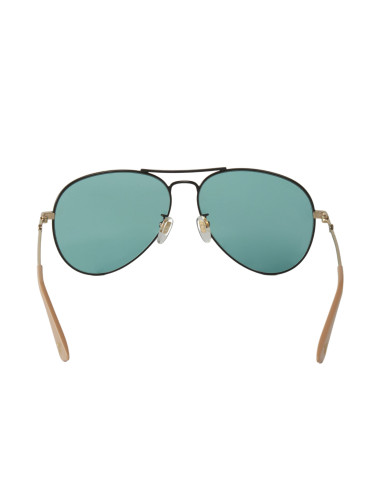 Gucci Gg0515s 005 Aviator Sunglasses Verde Transparente Negr | Sunn...