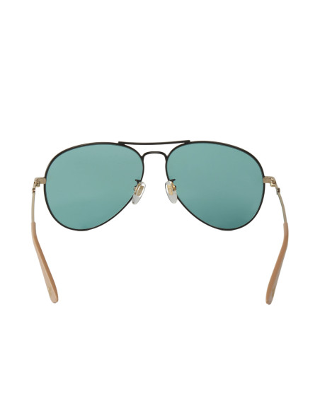 Gucci Gg0515s 005 Aviator Sunglasses Verde Transparente Negr | Sunn...