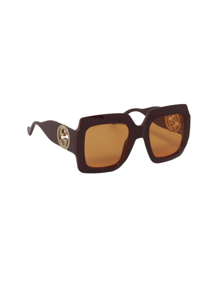 Gucci GG1022S 007 Square Shape Vino Naranja