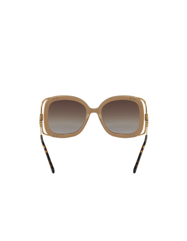 Gucci GG1021s 003 Square Shape Beige Cafe degradado
