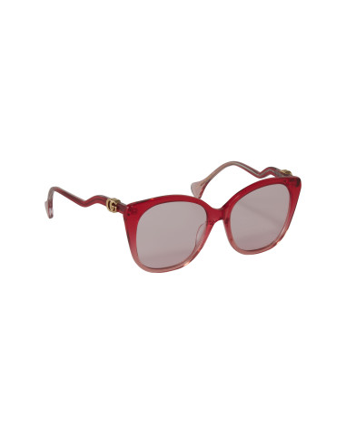 Gucci GG1010S 004 New Square Shape Pink Wine