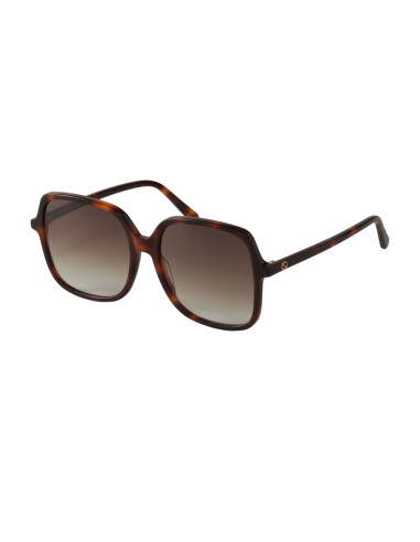 Gucci GG0544S 002 Square Shape Havana Carey Cafe