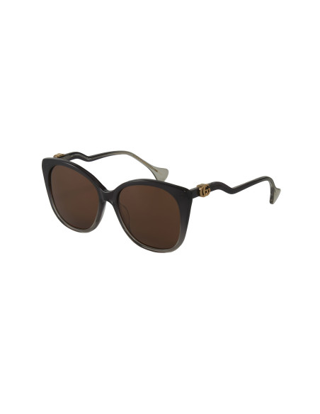 Gucci GG1010S 002 New Square Shape Gray Coffe