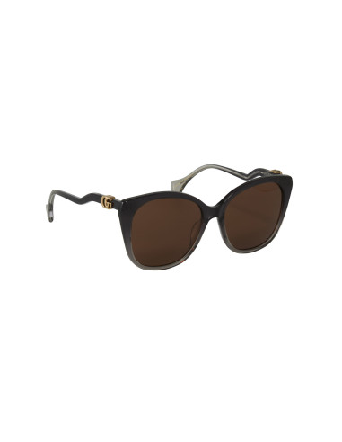 Gucci GG1010S 002 New Square Shape Gray Coffe