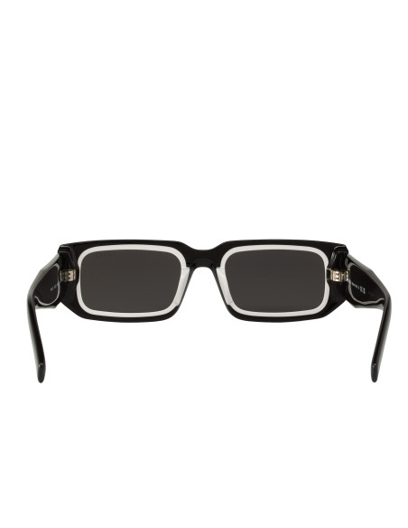 Prada SPR 06YS 09Q-5S0 Square Shape Abstract Black White