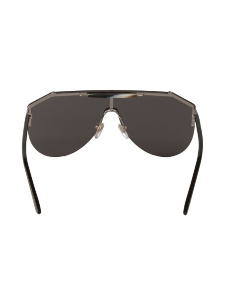 Gucci GG0584S 001 Aviator Square Negro Plateado Original | Sunnies.uno